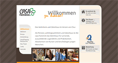 Desktop Screenshot of casaflorentini.ch