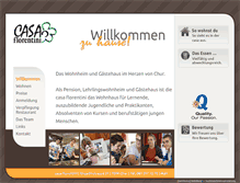 Tablet Screenshot of casaflorentini.ch